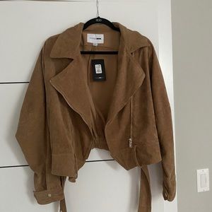 NWT Fashion Nova Camel Jacket